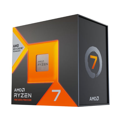 AMD Ryzen 7 7800X3D 5nm SKT AM5 CPU; 8 Core/16 Thread Base Clock 4.2GHz; Max Boost Clock 5.0GHz 40MB Cache; Radeon Graphics; No