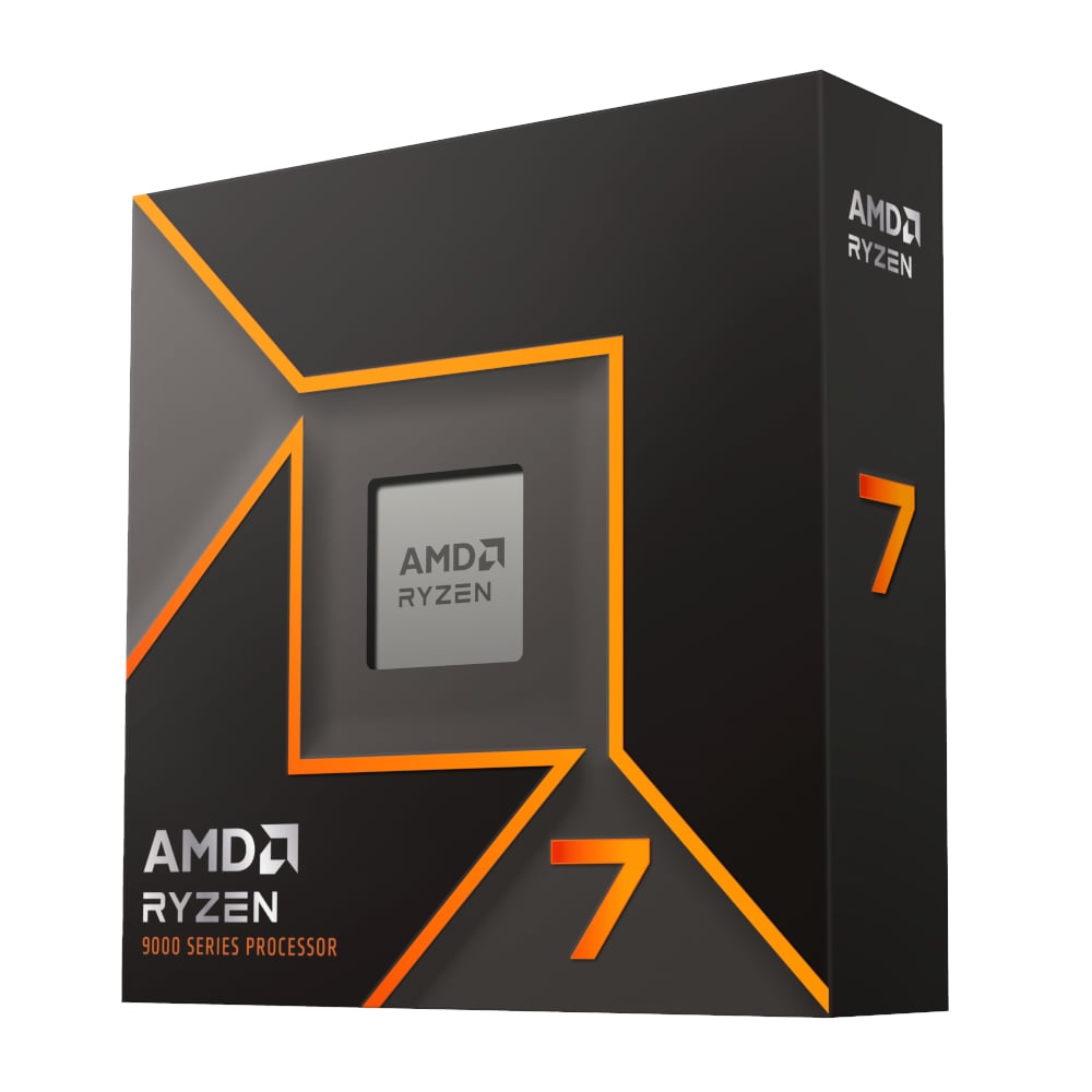 AMD Ryzen 7 9700X 8-Core/ 16-Threads; Socket AM5; 40MB Cache; 65W Processor with Radeon Graphics BOX