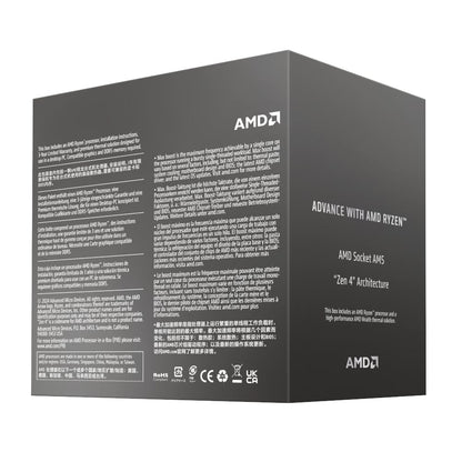 AMD Ryzen 7 8700F 7 8000 Series 8-Core/ 16-Threads; Socket AM5; 16MB L3 Cache;8MB L2 Cache; 65W Processor BOX