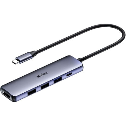 Netac WF13 5-in-1 USB-C Docking Station | 4K HDMI | 100W PD
