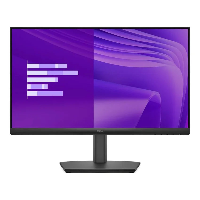 Dell E2425HSM 24" FHD monitor with a purple and black design on a white background