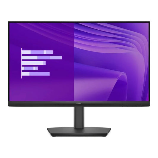 Dell E2425HSM 24" FHD monitor with a purple and black design on a white background