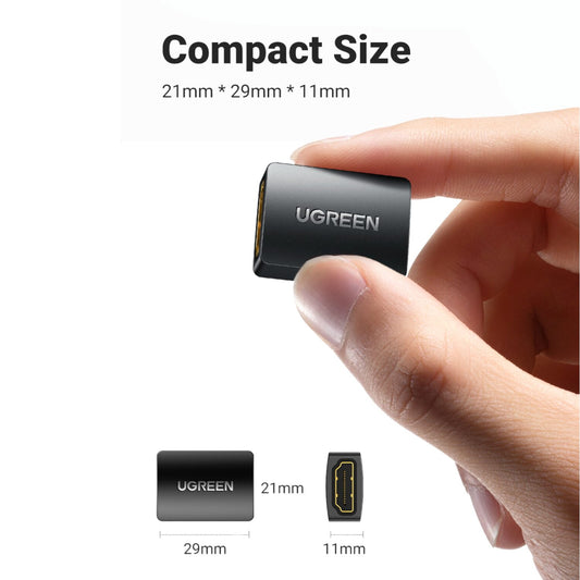 UGREEN 20107-20107 HDMI Female to Female Adapter - Black
