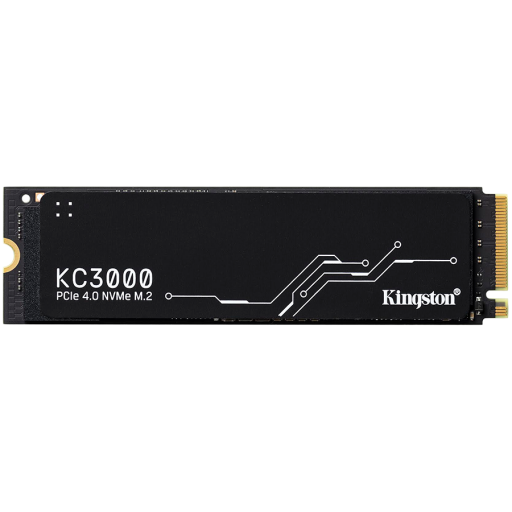 Kingston 4TB 3D NAND TLC PCIe Gen4 x4 R/W up to 7,000/7,000MB/s Random 4K IOPS up to 1,000K/1,000K M.2 2280 SSD
