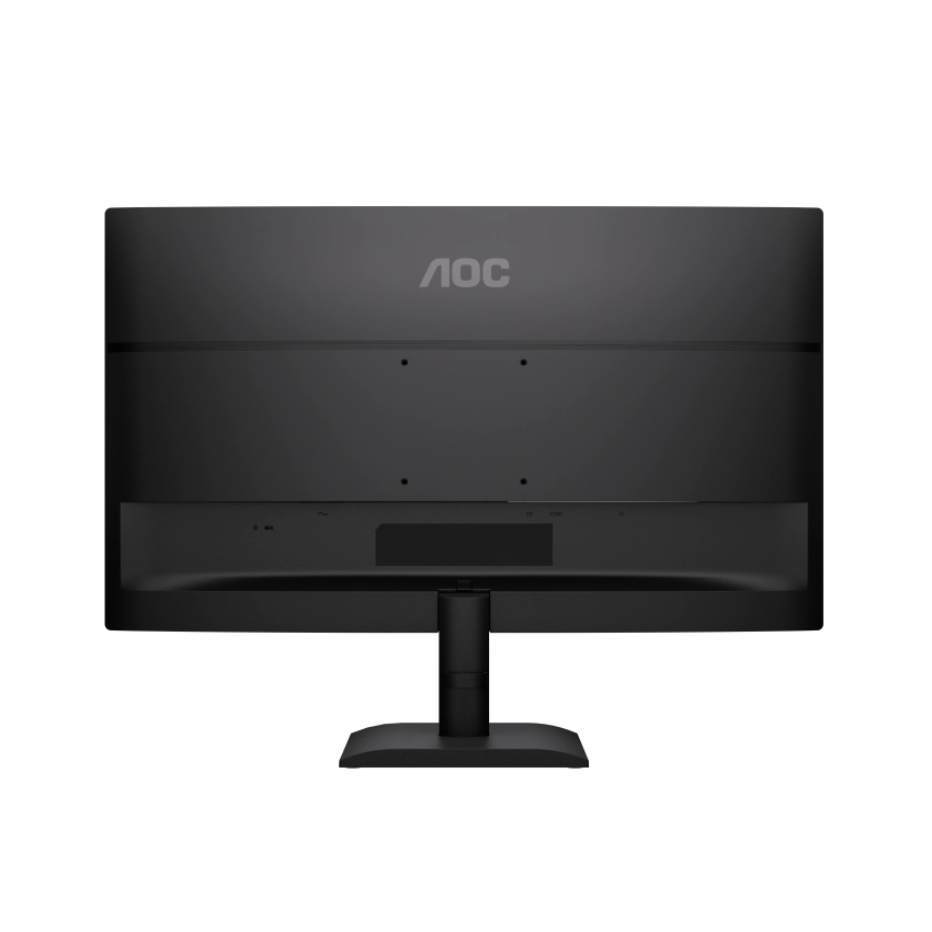 Back view of the Black AOC E40L 144Hz monitor on a white background