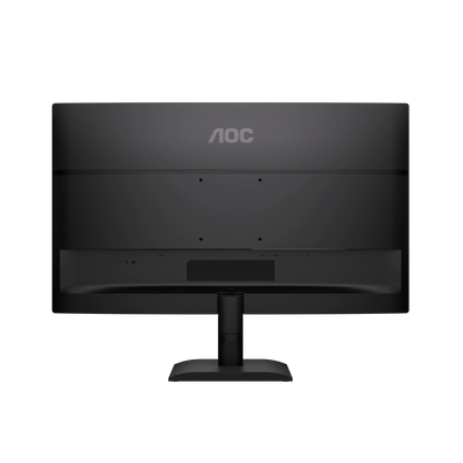 Back view of the Black AOC E40L 144Hz monitor on a white background