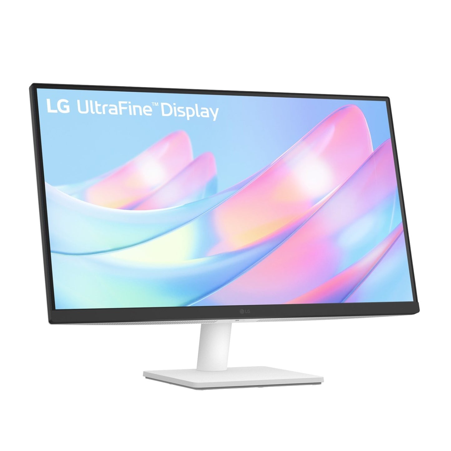 LG UltraFine 27'' 4K UHD IPS Monitor - White; 3840x2160 IPS; White Backpanel; HDMI; Display Port; Tilt Functionality