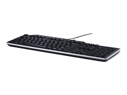 Dell Keyboard US/Euro (QWERTY) Dell KB 522 Wired Business Multimedia USB Keyboard Black