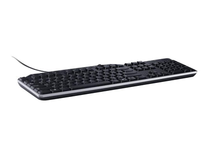 Dell Keyboard US/Euro (QWERTY) Dell KB 522 Wired Business Multimedia USB Keyboard Black