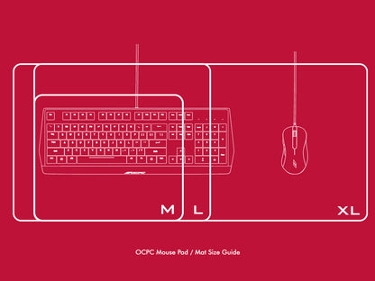 OCPC LTR Gaming Mouse Pad - Brown