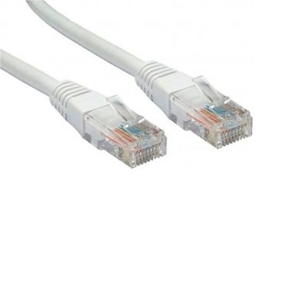 2MTR CAT6 FLYLEAD  LIGHT GREY