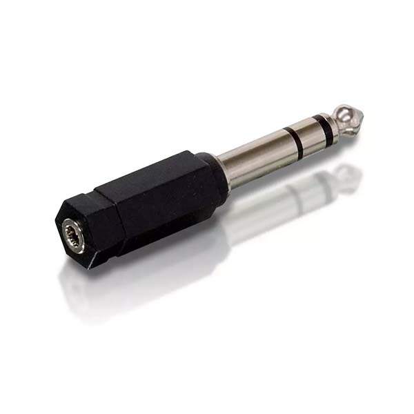 HEADPHONE 3.5MM TO 6.35MM NICKEL PLATED
