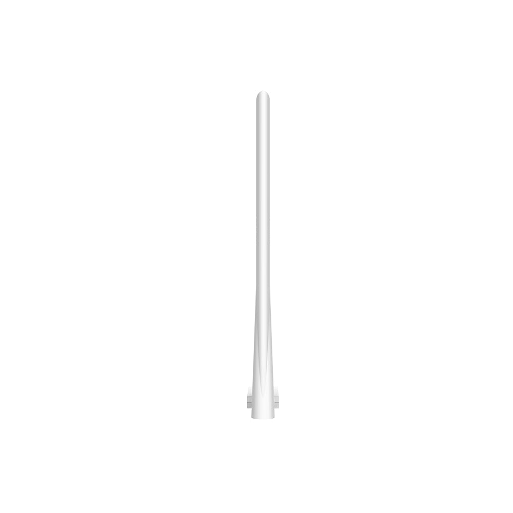 Rear View of the Tenda U2 White Wireless Wi-fi USB Adapter on a white background