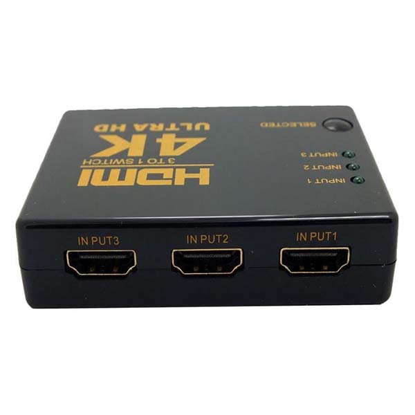 3PORT HDMI SWITCH 4K