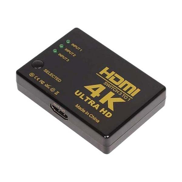 3PORT HDMI SWITCH 4K