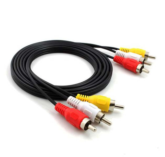 3 RCA TO 3 RCA 5M CABLE