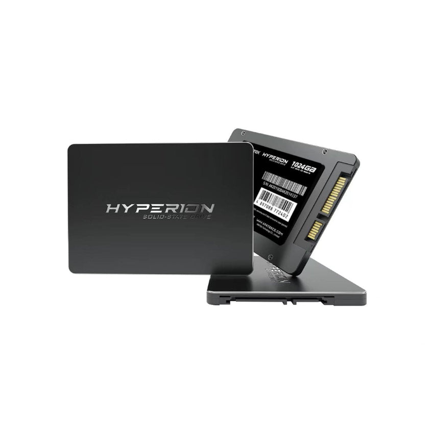 Hyperion solid-state drive on a white background