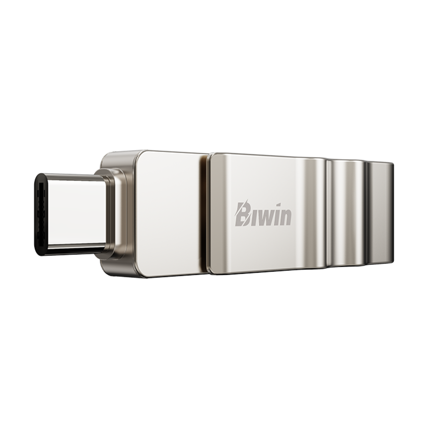 USB-C Biwinn Zinc Alloy Flash drive with swivel cap 