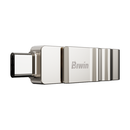 USB-C Biwinn Zinc Alloy Flash drive with swivel cap 