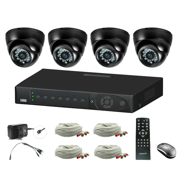 4 Channel DVR CCTV Kit