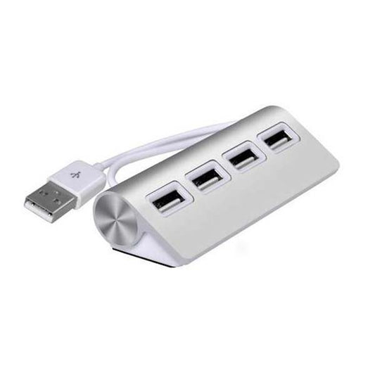 4 PORT USB2.0 HUB SILVER