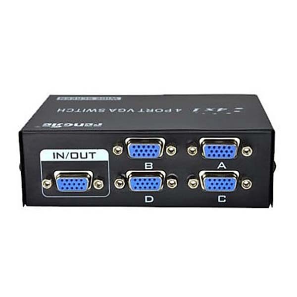 4 Port VGA Switch 4 in 1 Out