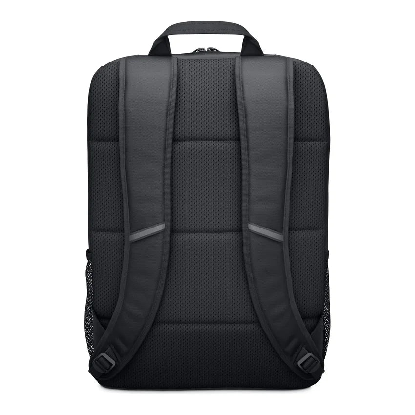 Rear view of the Dell Ecoloop Essential CP3724 14 to 16 inch laptop backpack