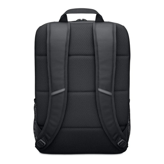 Rear view of the Dell Ecoloop Essential CP3724 14 to 16 inch laptop backpack