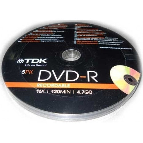 TDK DVD-R (5pack)