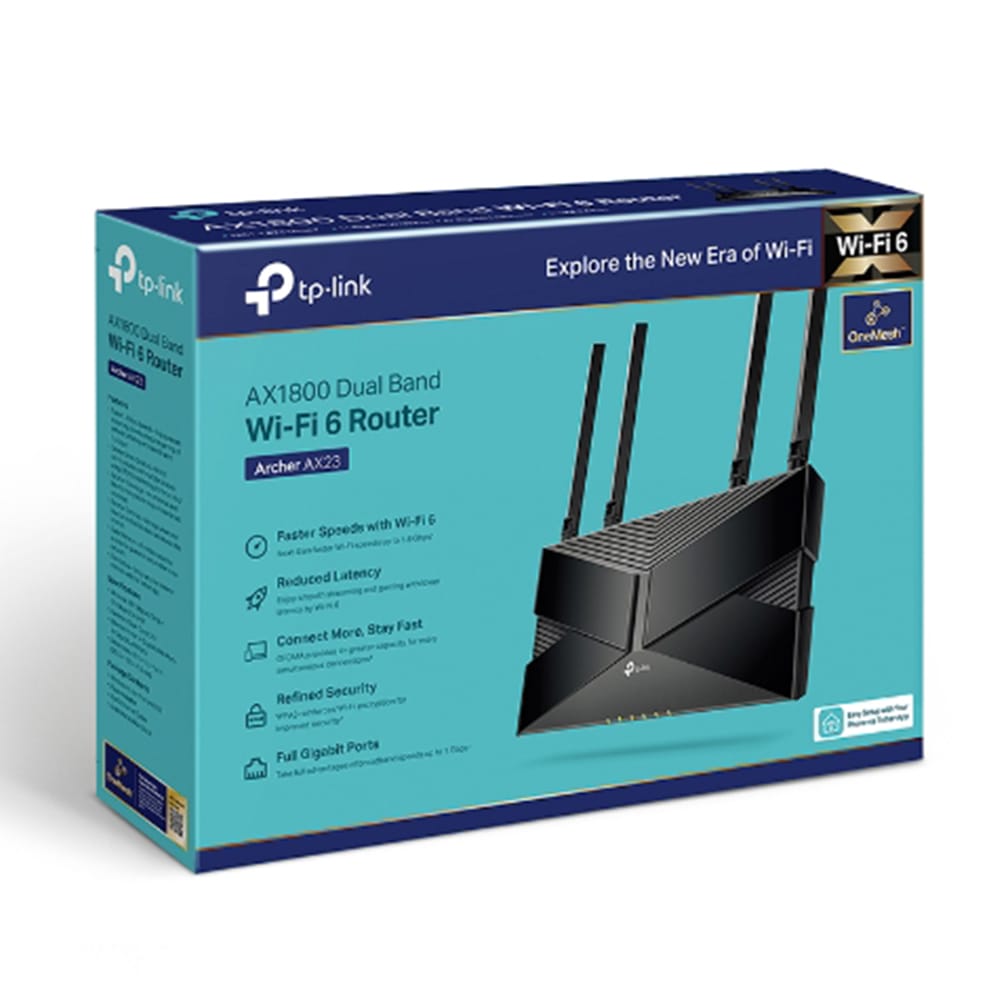 TP-Link Archer AX23 AX1800 Dual-Band Wi-Fi 6 Router
