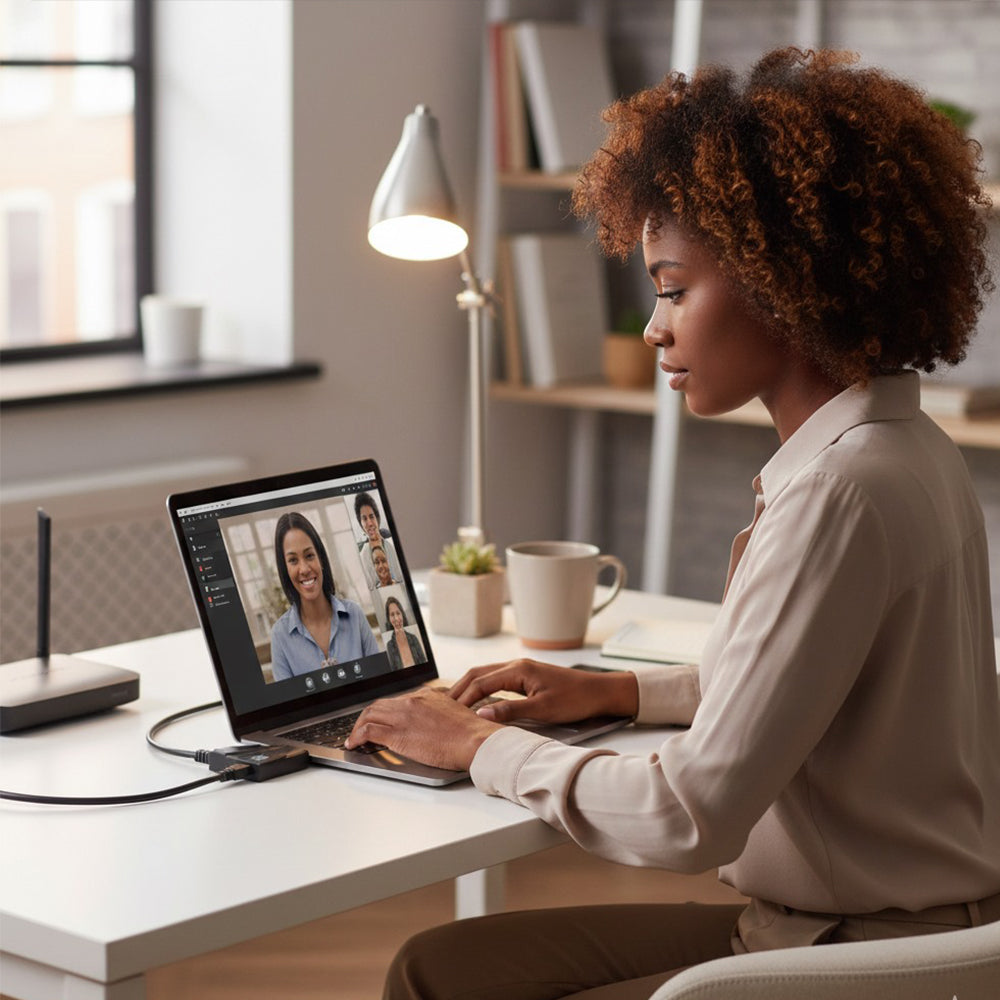 M-Link USB-C 4-in-1 Dock with Dual 4K HDMI, USB Port and 100W PD Fast Charging