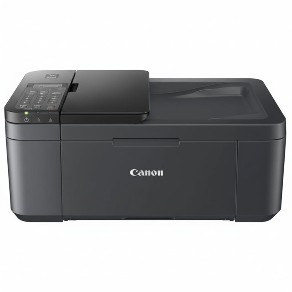 Front view of the Canon PIXMA TR4645 4-in-1 A4 multifunction printer.

