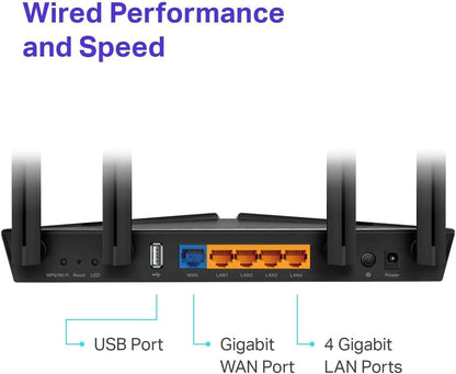TP-Link WiFi 6 AX1800 Dual Band Gigabit Router with Parental Control