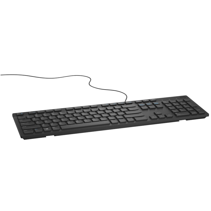 Angled view of the Dell KB216 Chiclet Keyboard