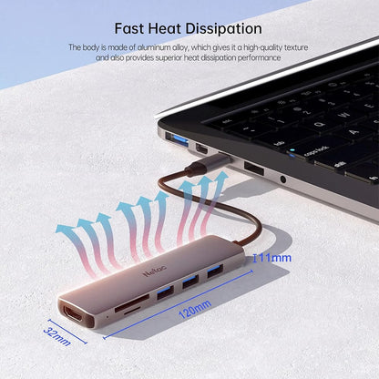 6 IN 1 USB-C HUB