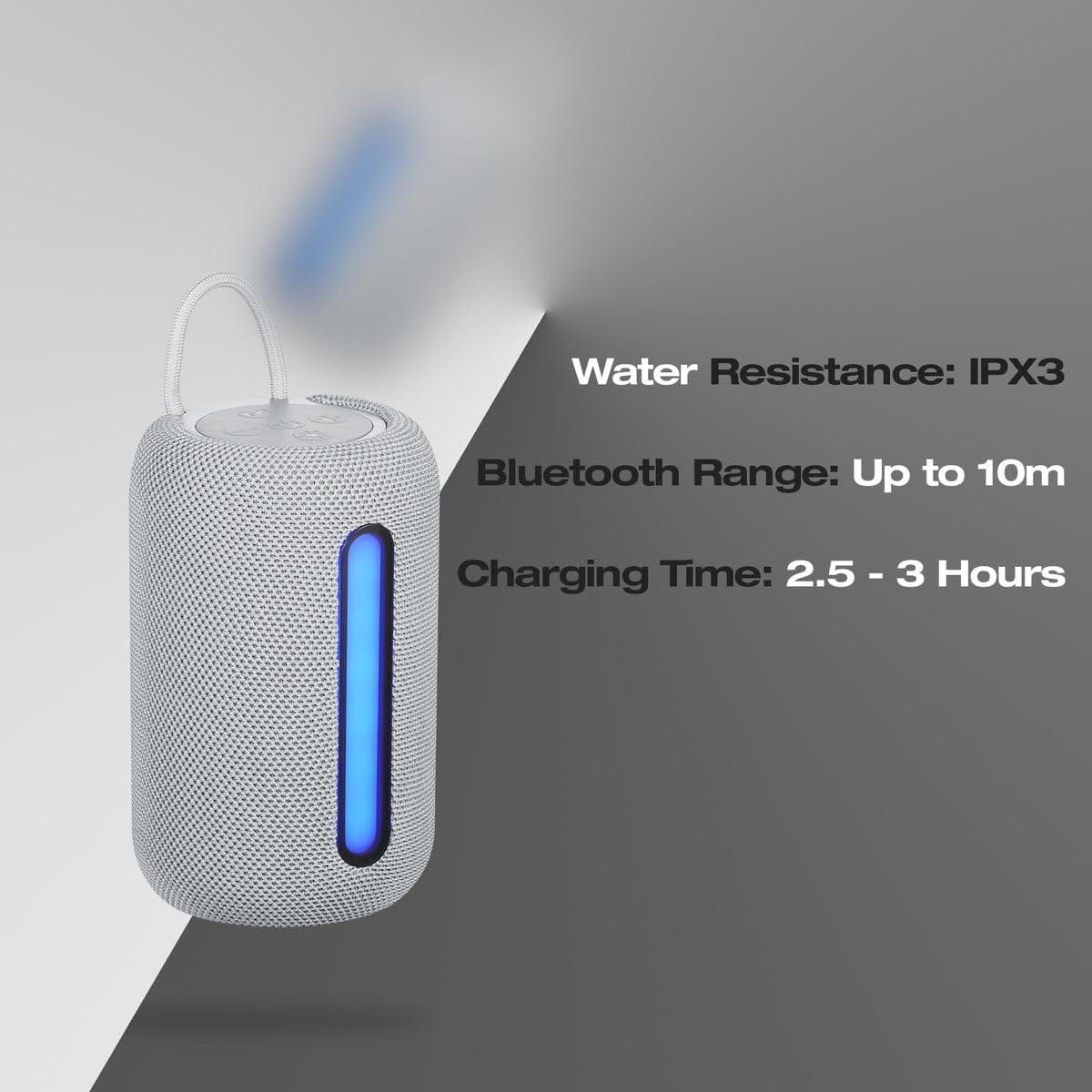 Amplify Swift Series Bluetooth Portable Speaker – Grey