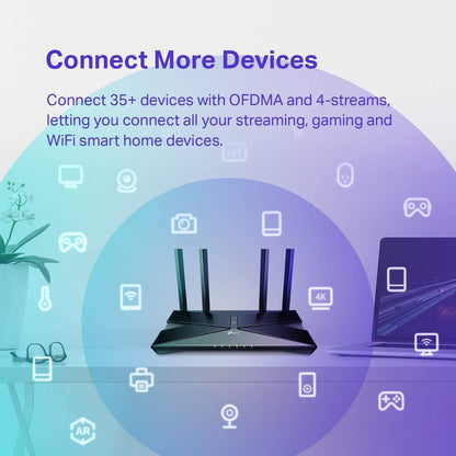 TP-Link WiFi 6 AX1800 Dual Band Gigabit Router with Parental Control