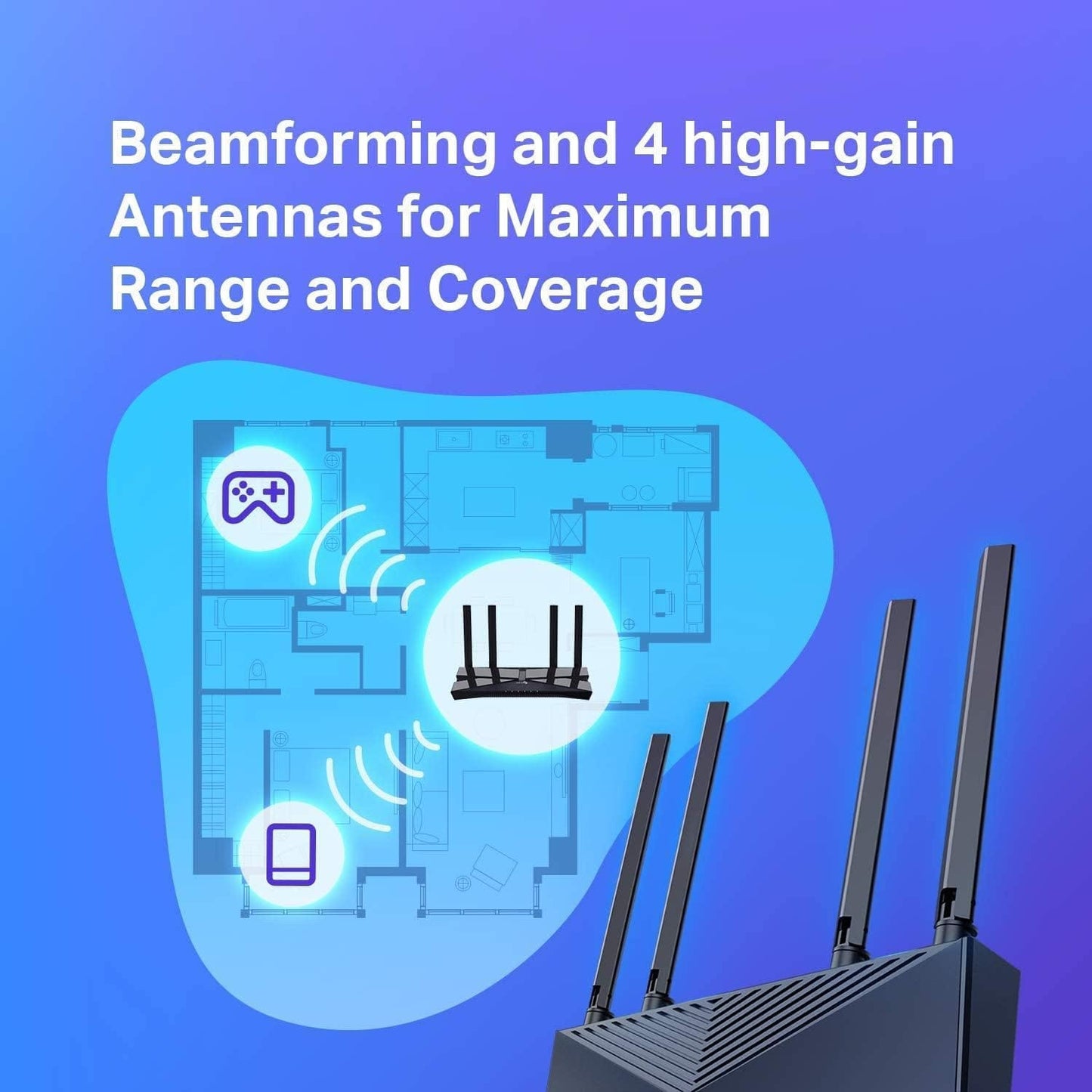 TP-Link WiFi 6 AX1800 Dual Band Gigabit Router with Parental Control