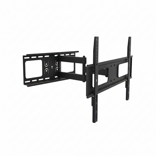 The Equip 650316 wall mount holding a large 65-inch TV.