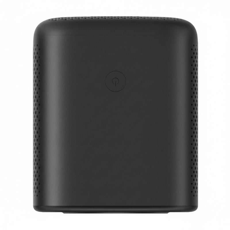 Top view of the Xiaomi Smart Projector L1 showing power button on a white background