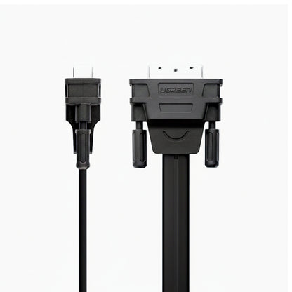 UGreen DVI-D 24+1 to VGA Active Video Adapter (Male to Female) – Black