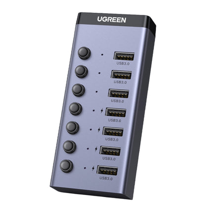 UGREEN 7 in 1 USB 3.0 Hub-Grey