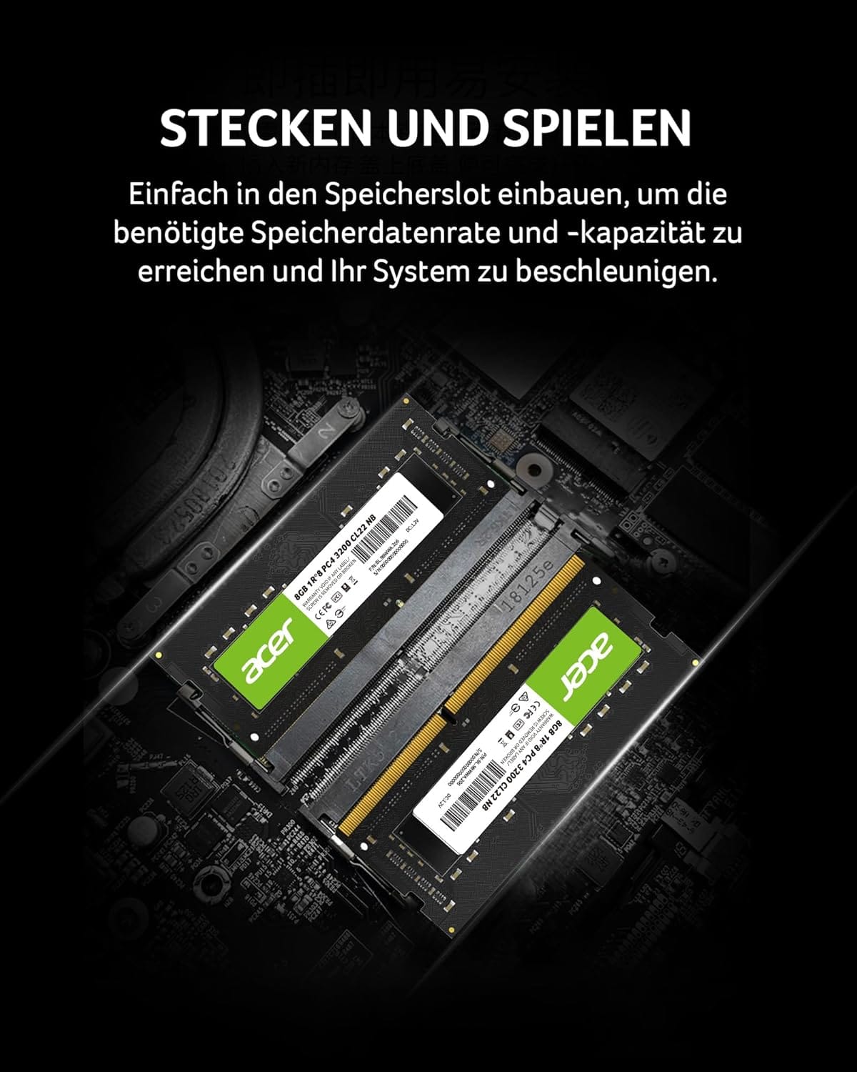 ACER 8GB DDR4 3200 NOTEBOOK