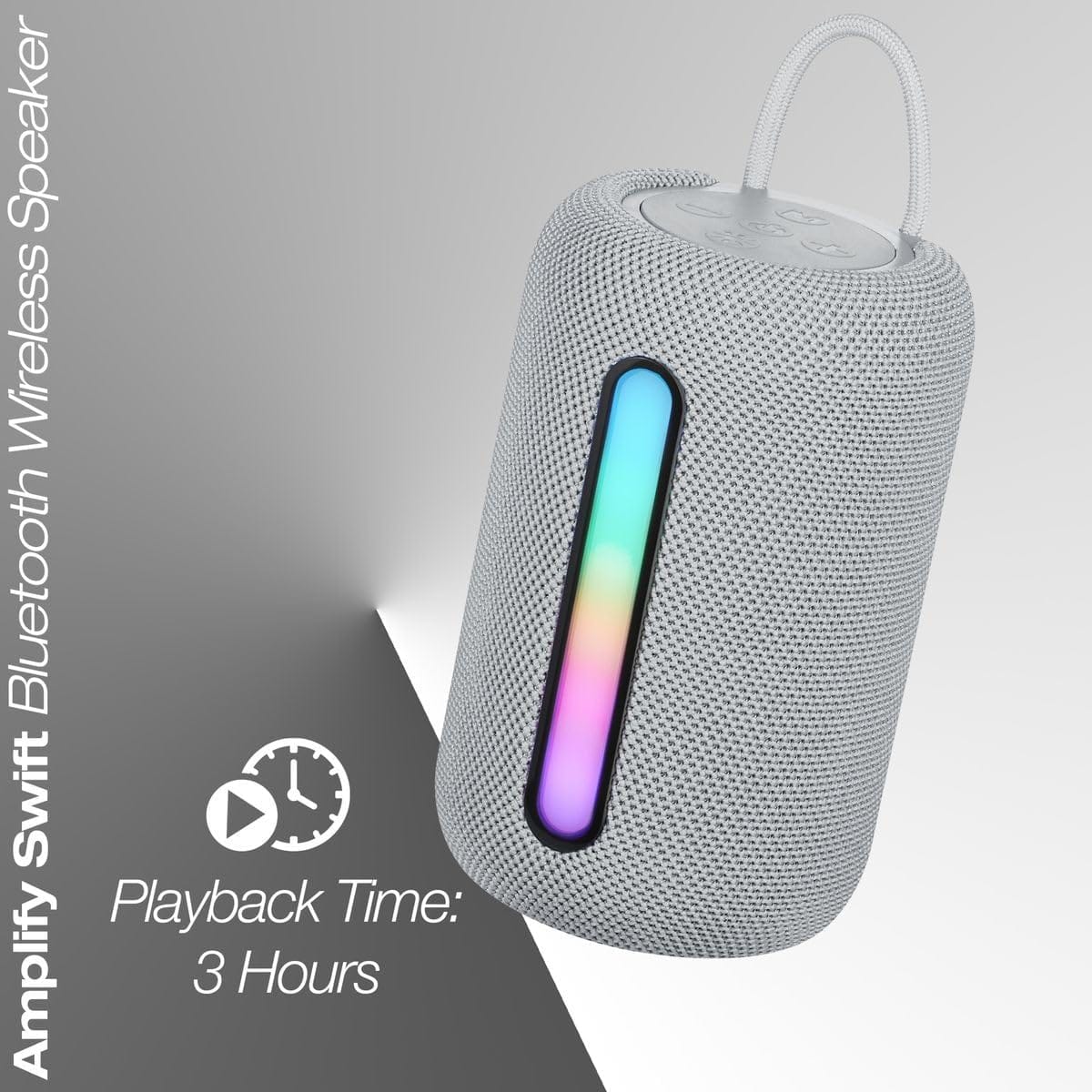 Amplify Swift Series Bluetooth Portable Speaker – Grey