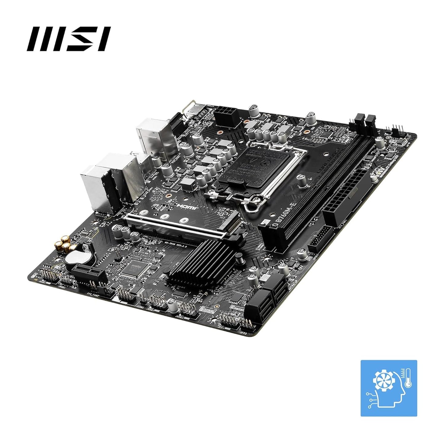 MSI PRO B760M-E DDR5 mATX Motherboard LGA 1700 Intel
