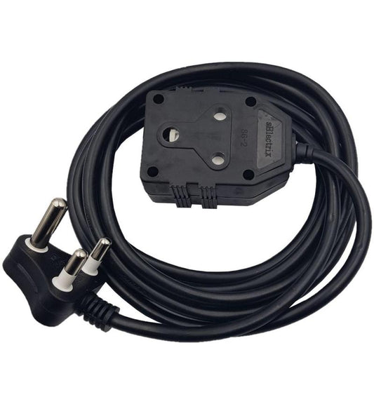 10M X 16A EXTENSION CORD BLACK