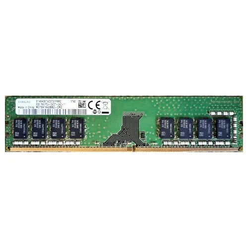 Computer memory module on a white background