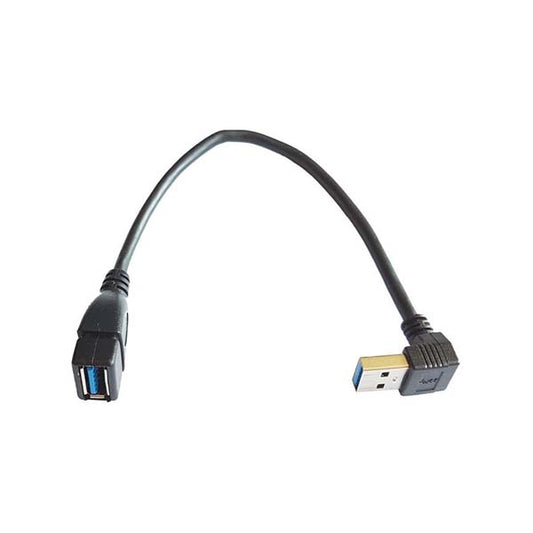 90 DEGREE USB 3 MALE TO USB 3 FEMALE