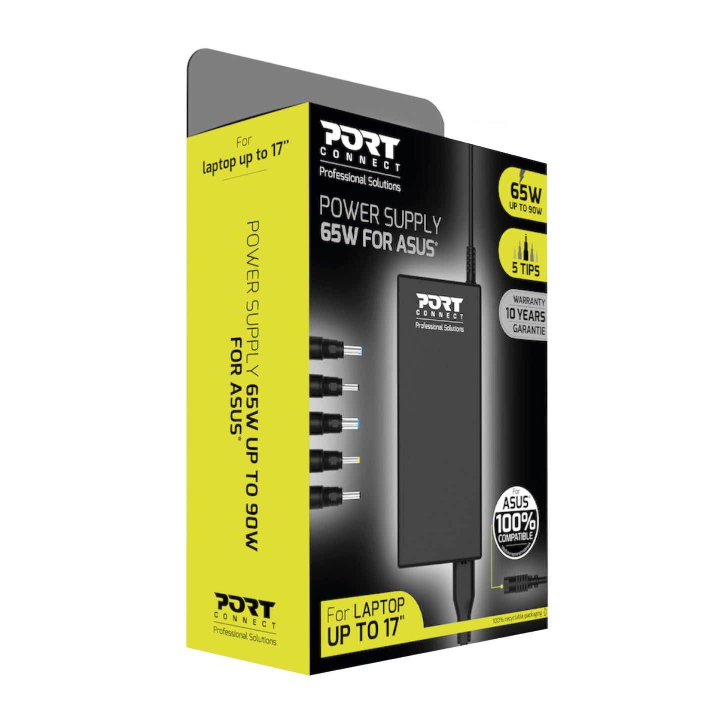 Port Connect 65W Notebook Adapter Asus