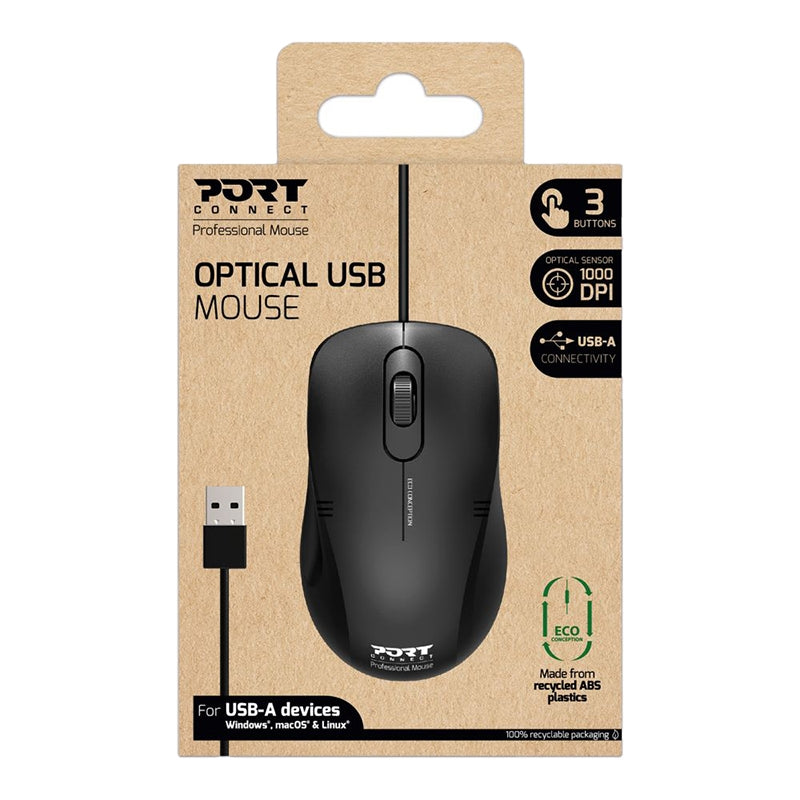 Port Optical USB Mouse